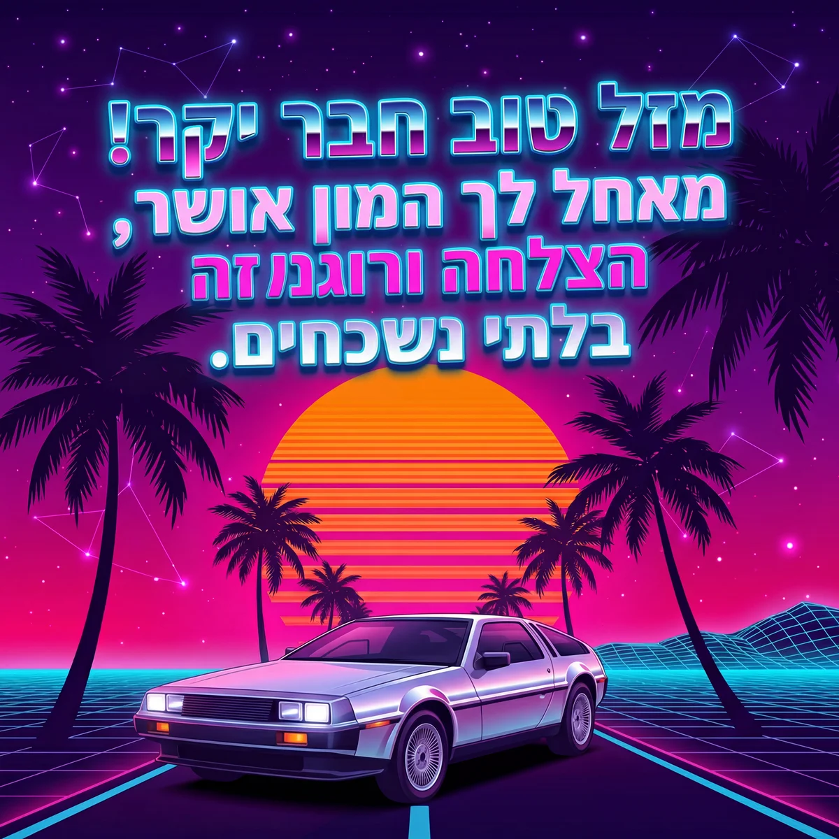 ברכה ליום הולדת שמח לחבר יקר