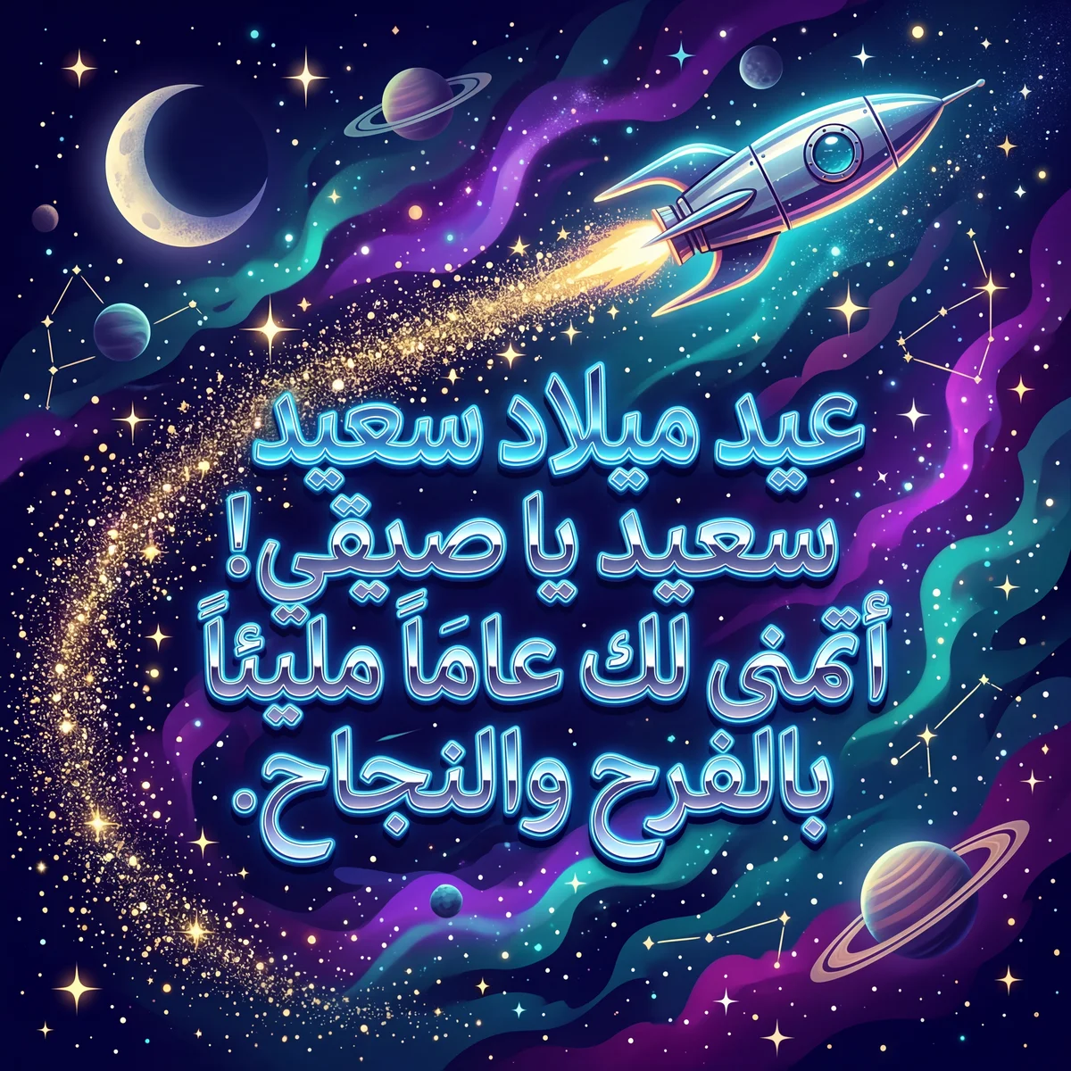 تهنئة عيد ميلاد سعيد لصديقي