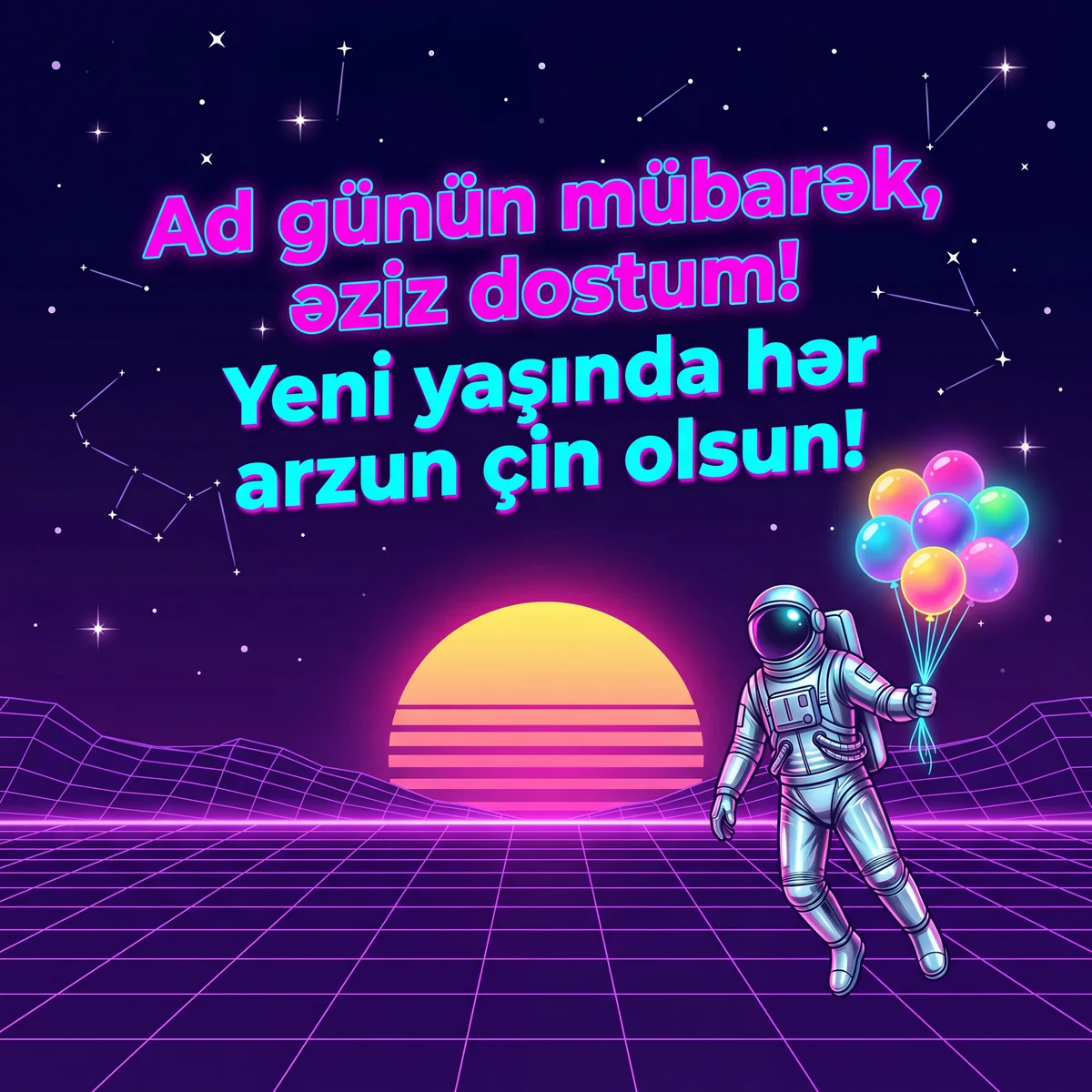 Ad günün mübarək, əziz dostum!