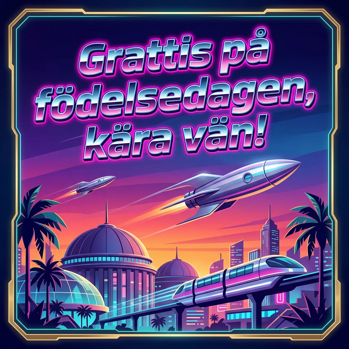 Grattis på födelsedagen, kära vän!