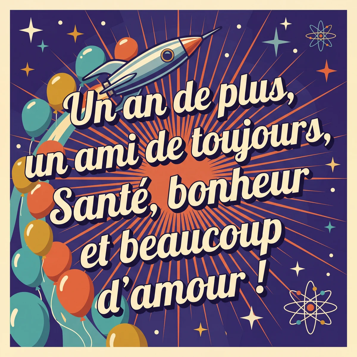 carte d'anniversaire pour un ami proche
