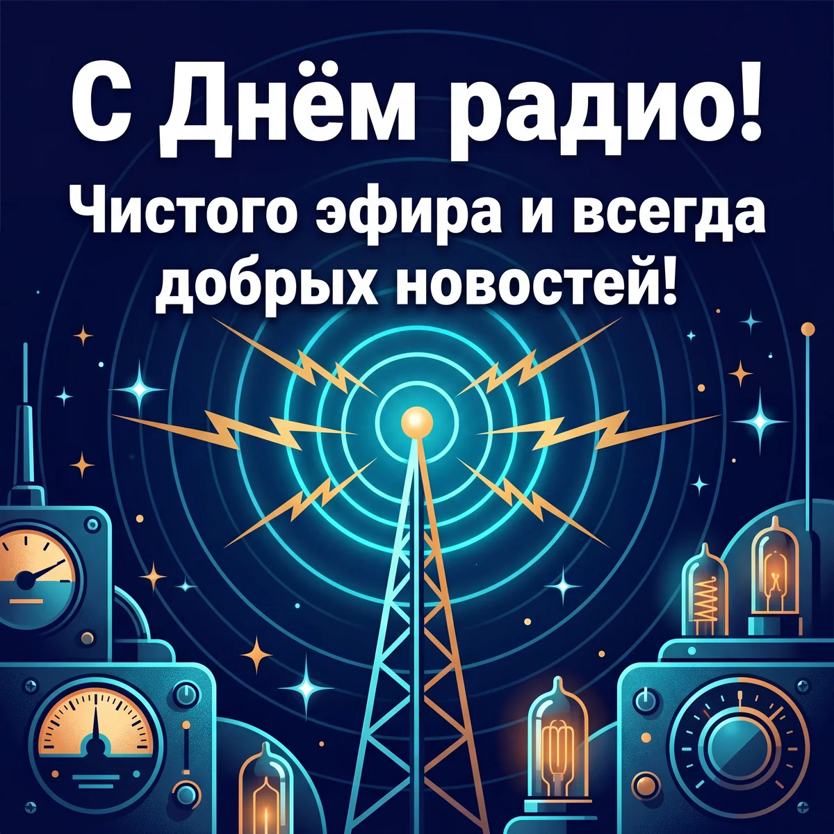 Поздравление с Днём радио