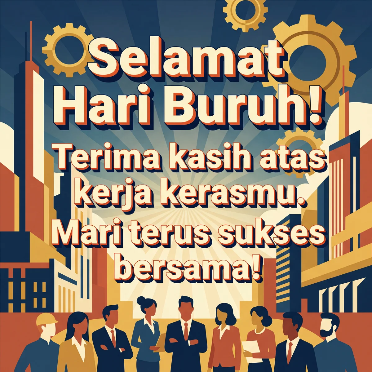 kartu ucapan selamat hari buruh untuk rekan kerja