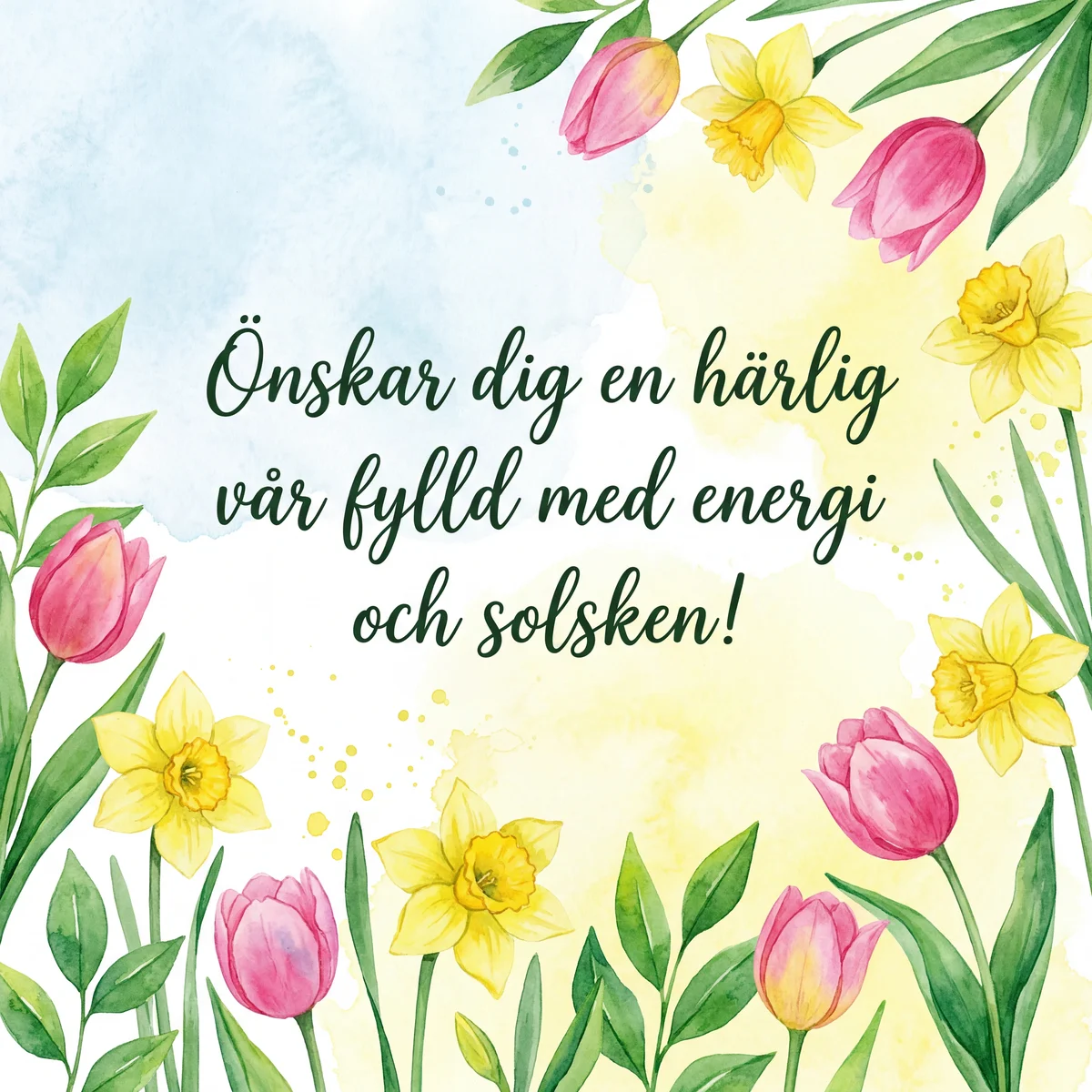 Vårhälsning till kollega