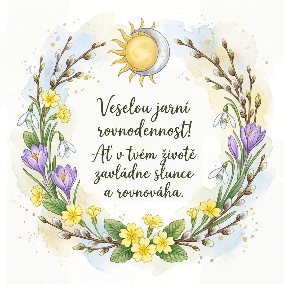 gratulace k jarní rovnodennosti pro přátele