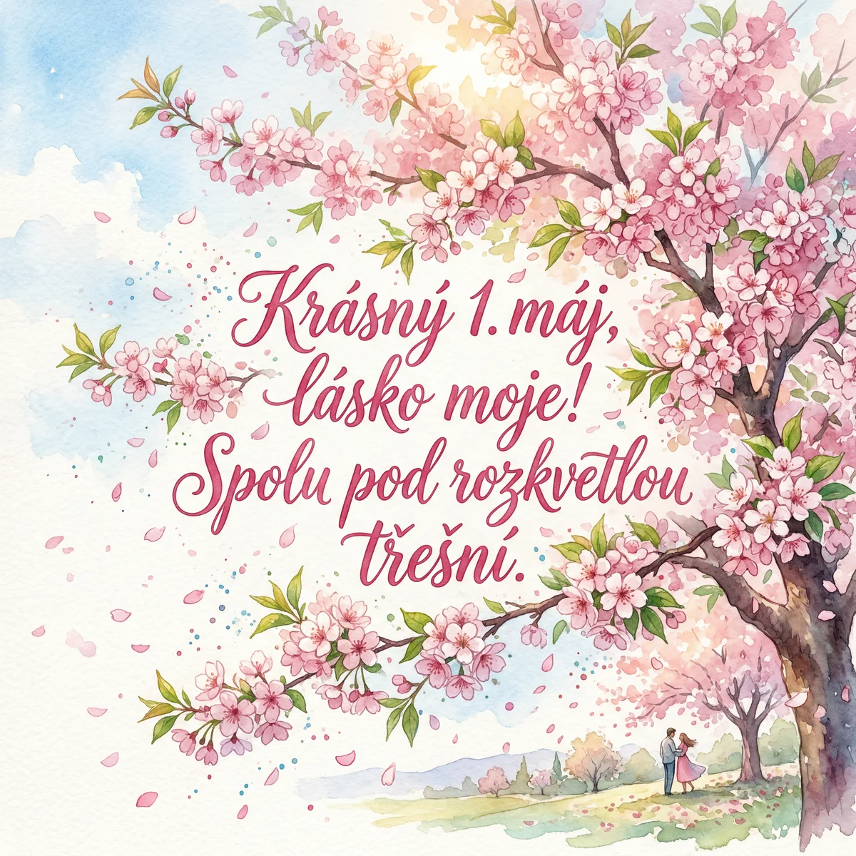 Přání k 1. máji pro milovanou osobu