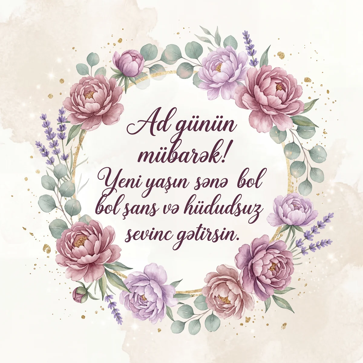 ad günü təbrikləri