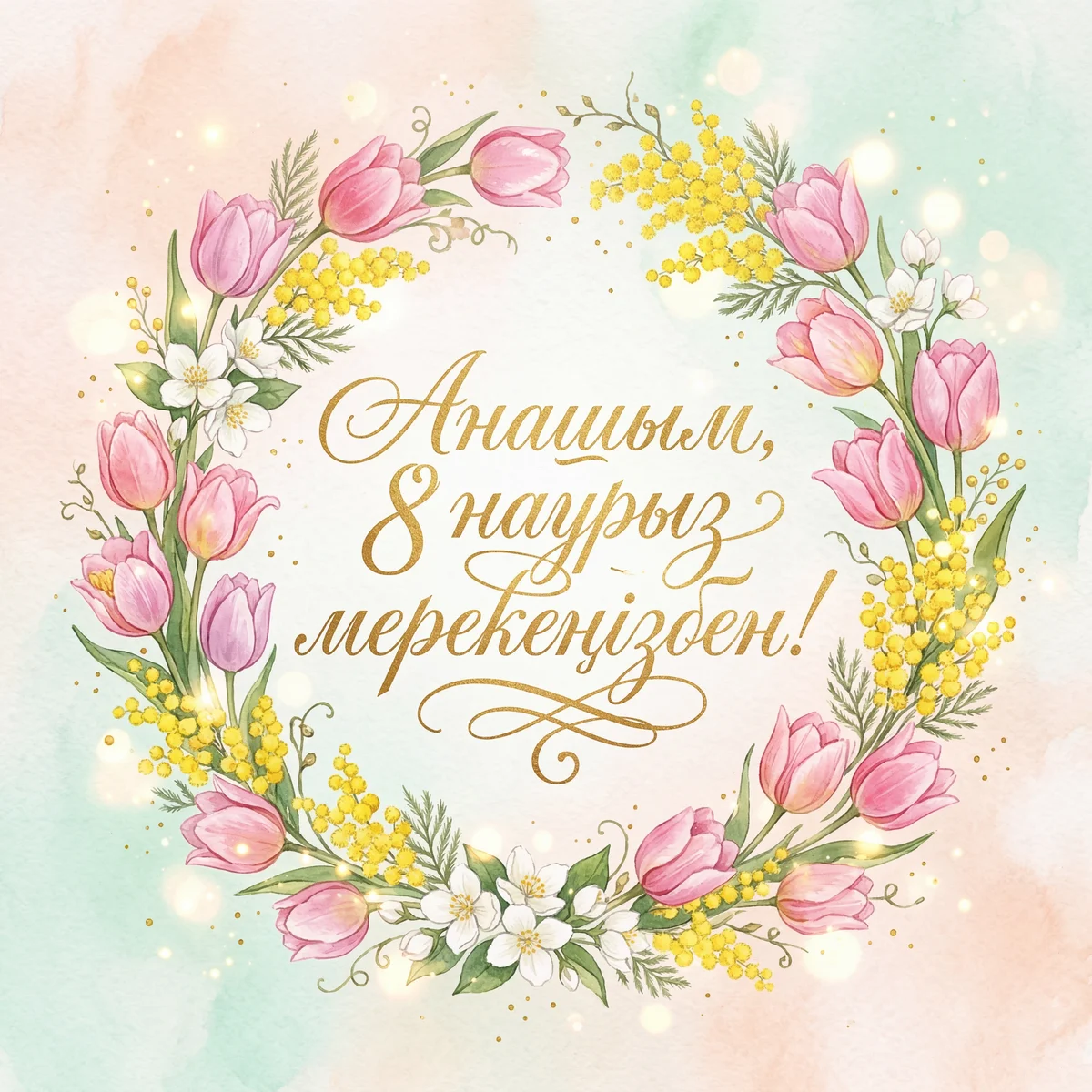 Анашым, 8 наурыз мерекеңізбен!