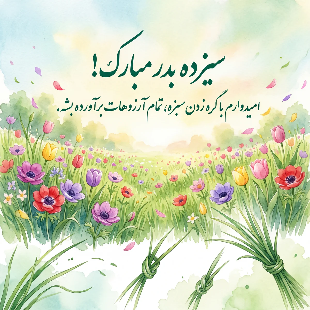 تبریک سیزده بدر