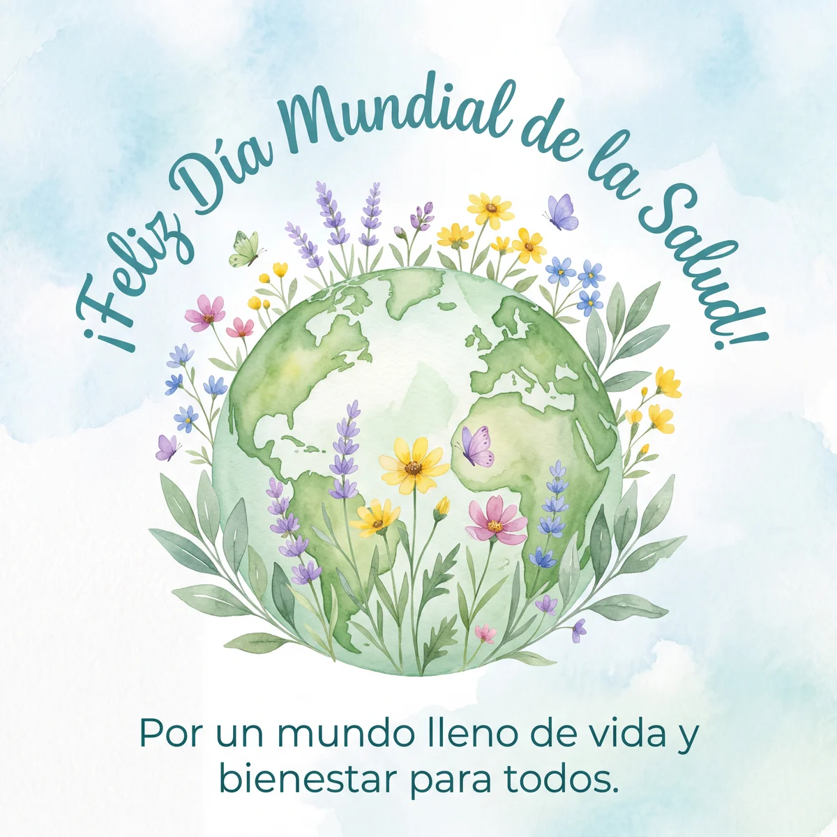 Feliz Día Mundial de la Salud, deseando bienestar para todos...