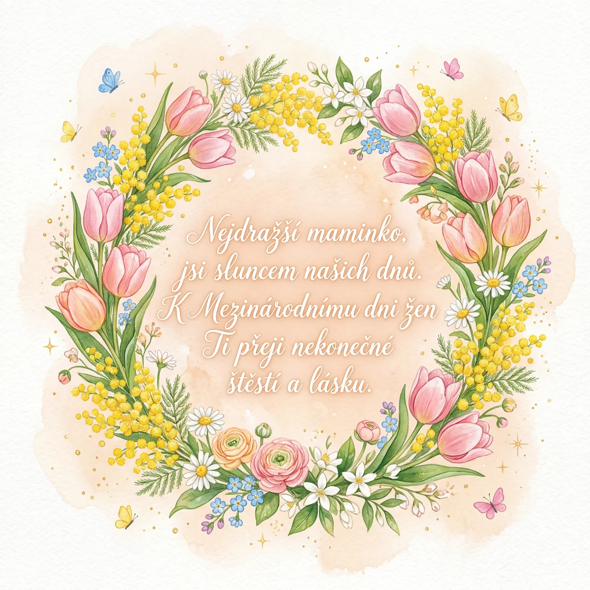 přání k Mezinárodnímu dni žen pro maminku