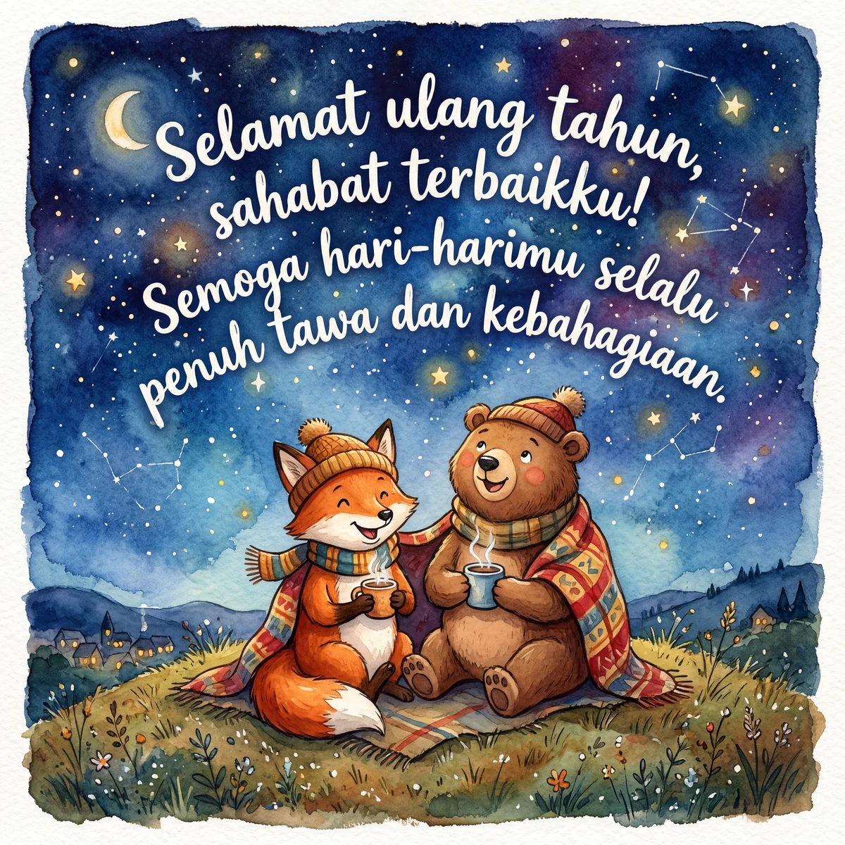 Ucapan selamat ulang tahun untuk sahabat terbaik