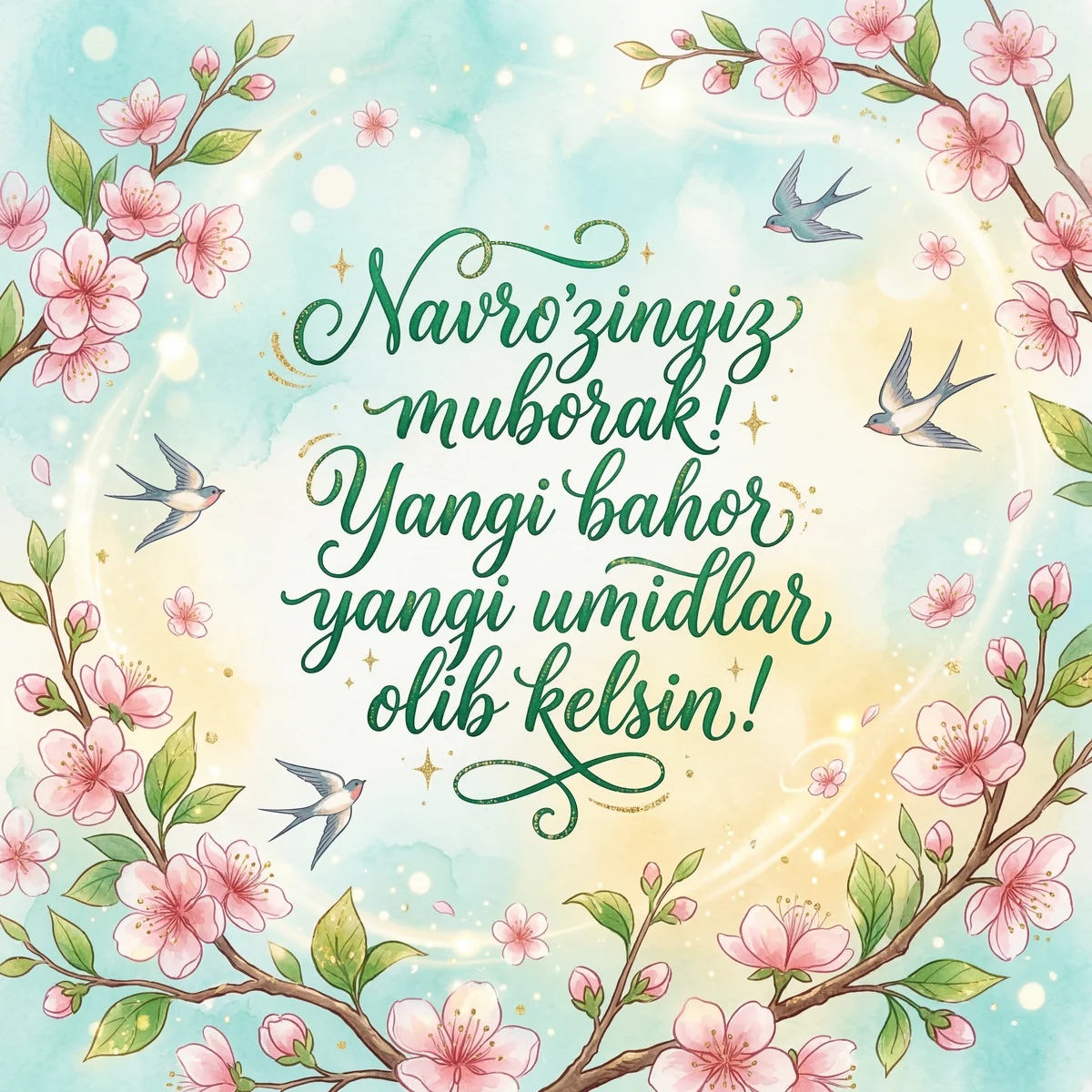 Navro'zingiz muborak! Yangi bahor yangi umidlar olib kelsin!