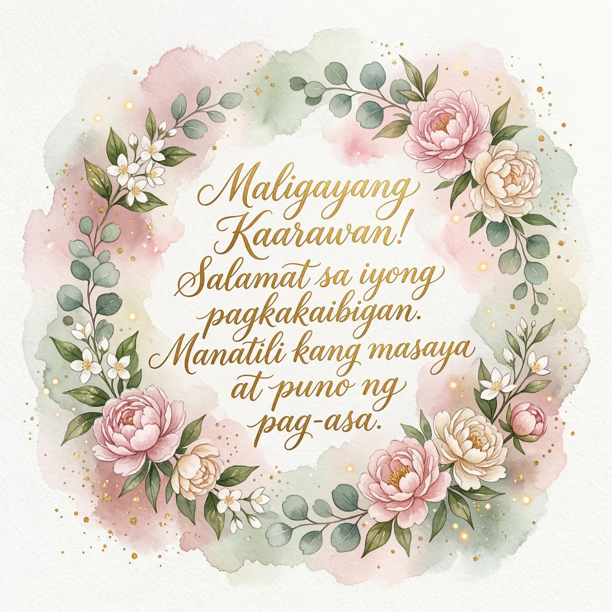 Maligayang Kaarawan sa aking mahal na kaibigan