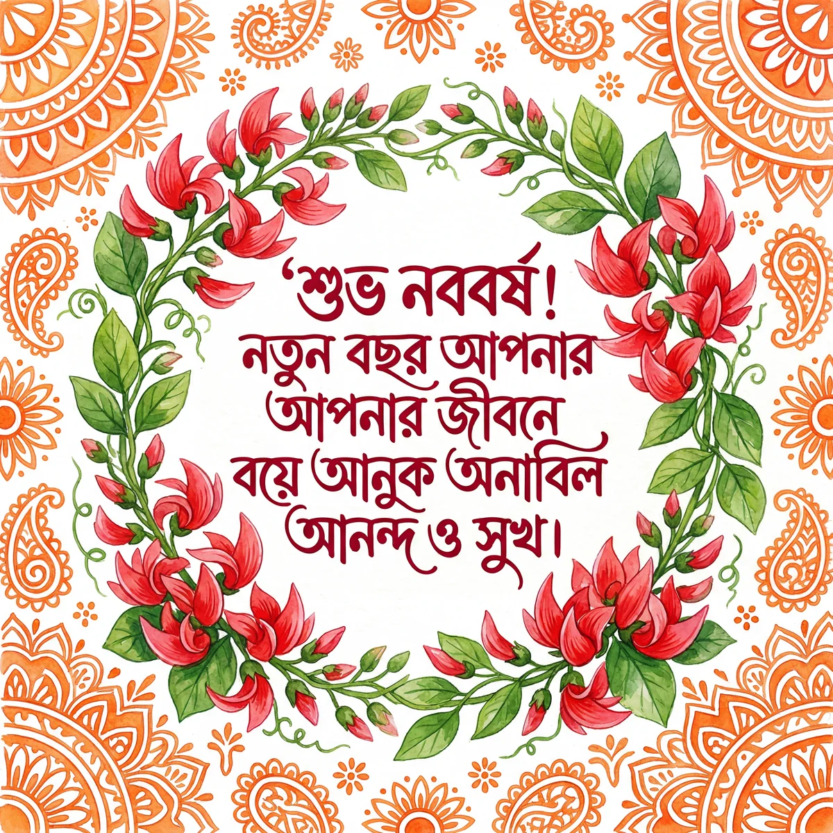 পহেলা বৈশাখের শুভেচ্ছা বার্তা