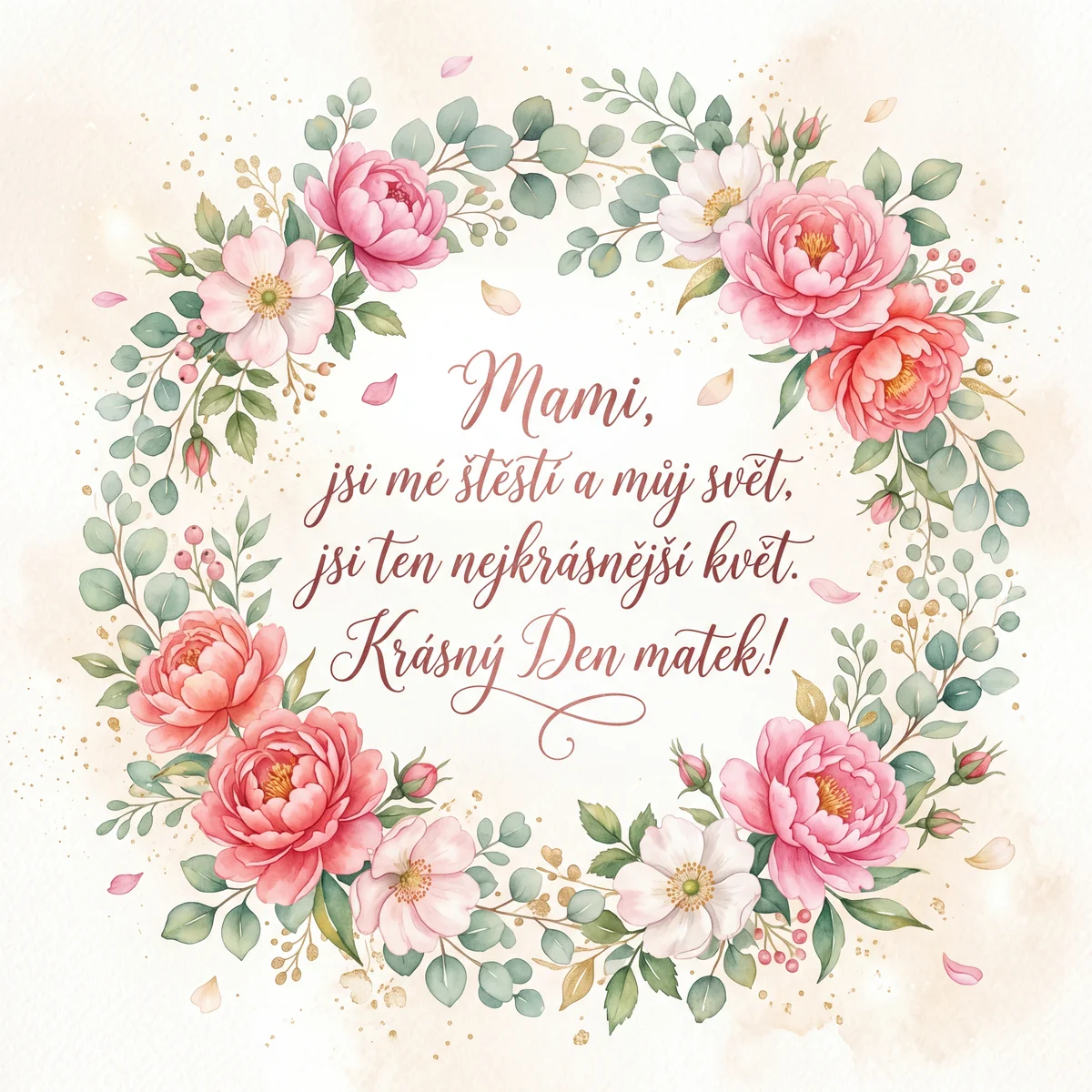 Přání ke Dni matek pro maminku