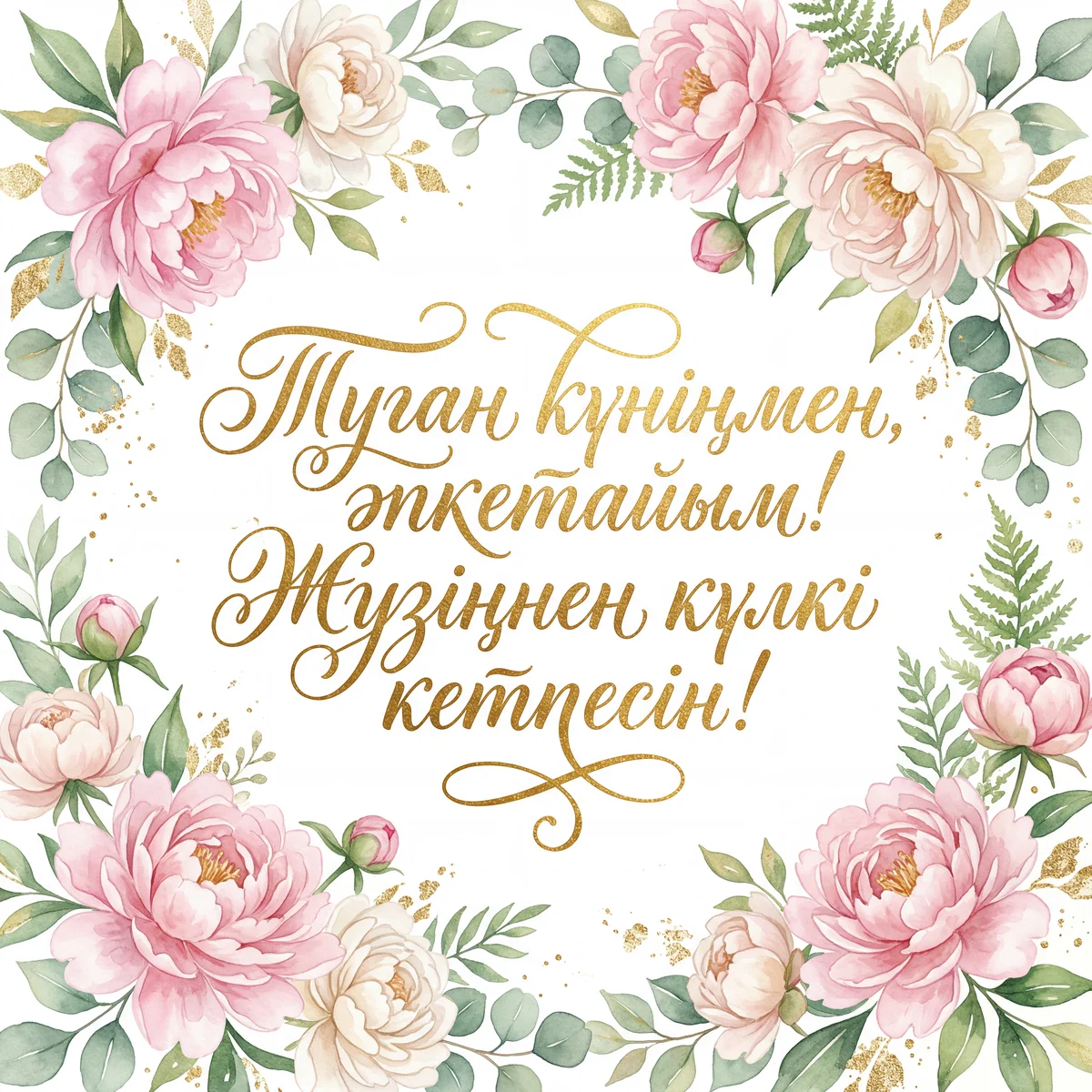 Әпкеме туған күнге арналған құттықтау
