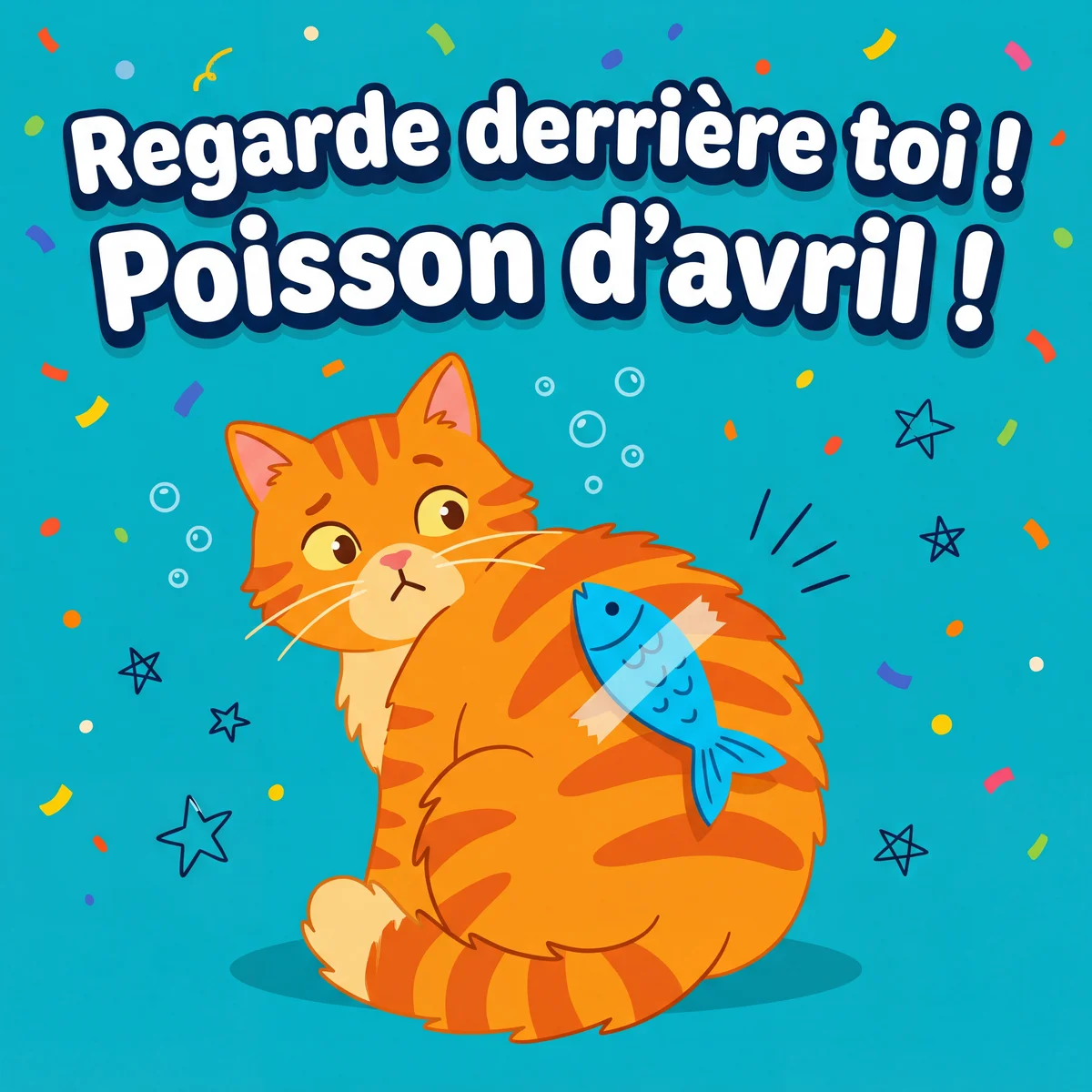 Texte carte Poisson d'avril humour