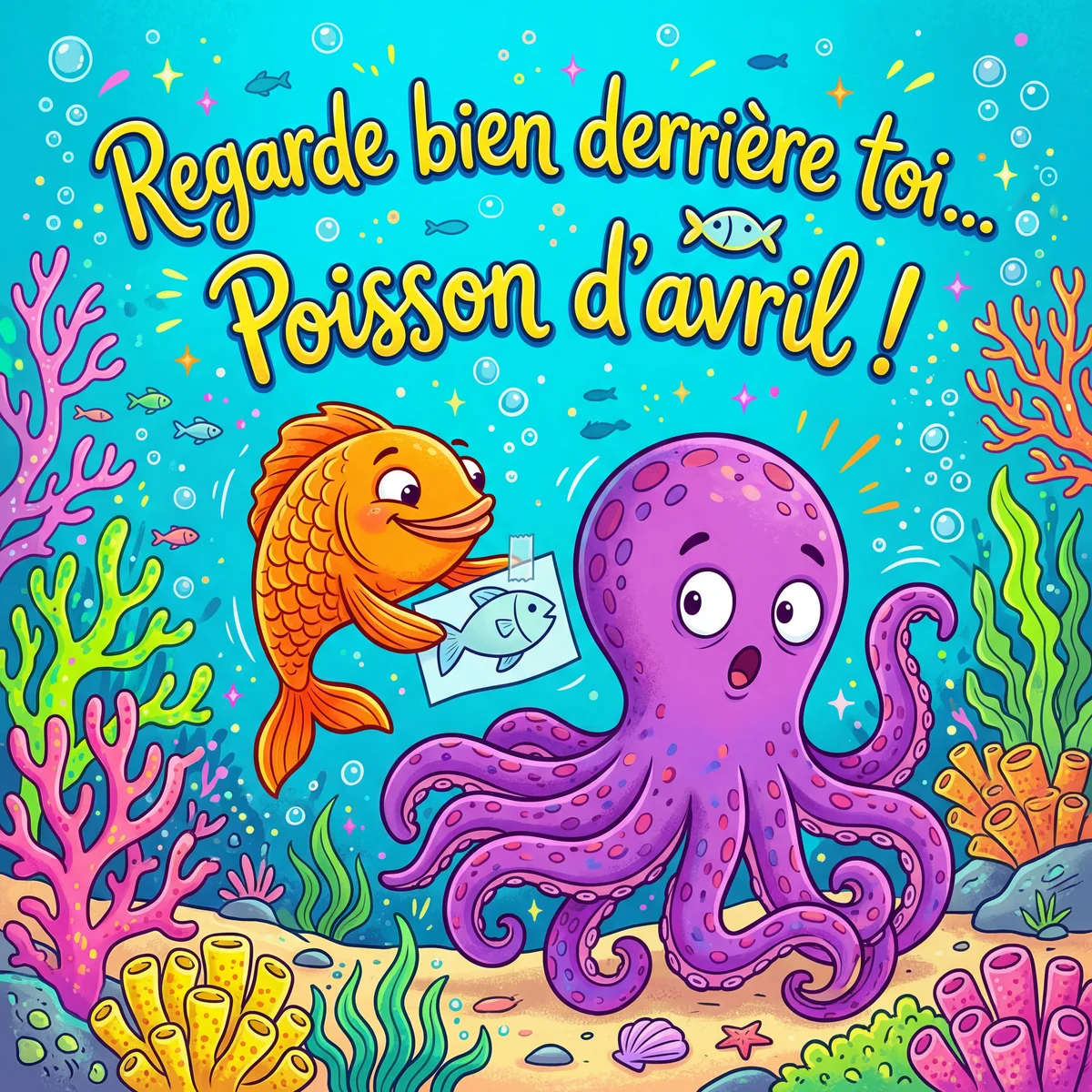 message amusant pour un poisson d'avril