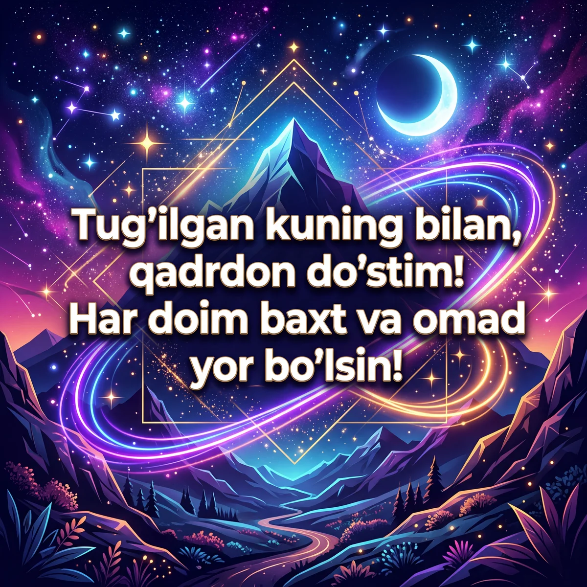 Do'stimga tug'ilgan kun tabrigi