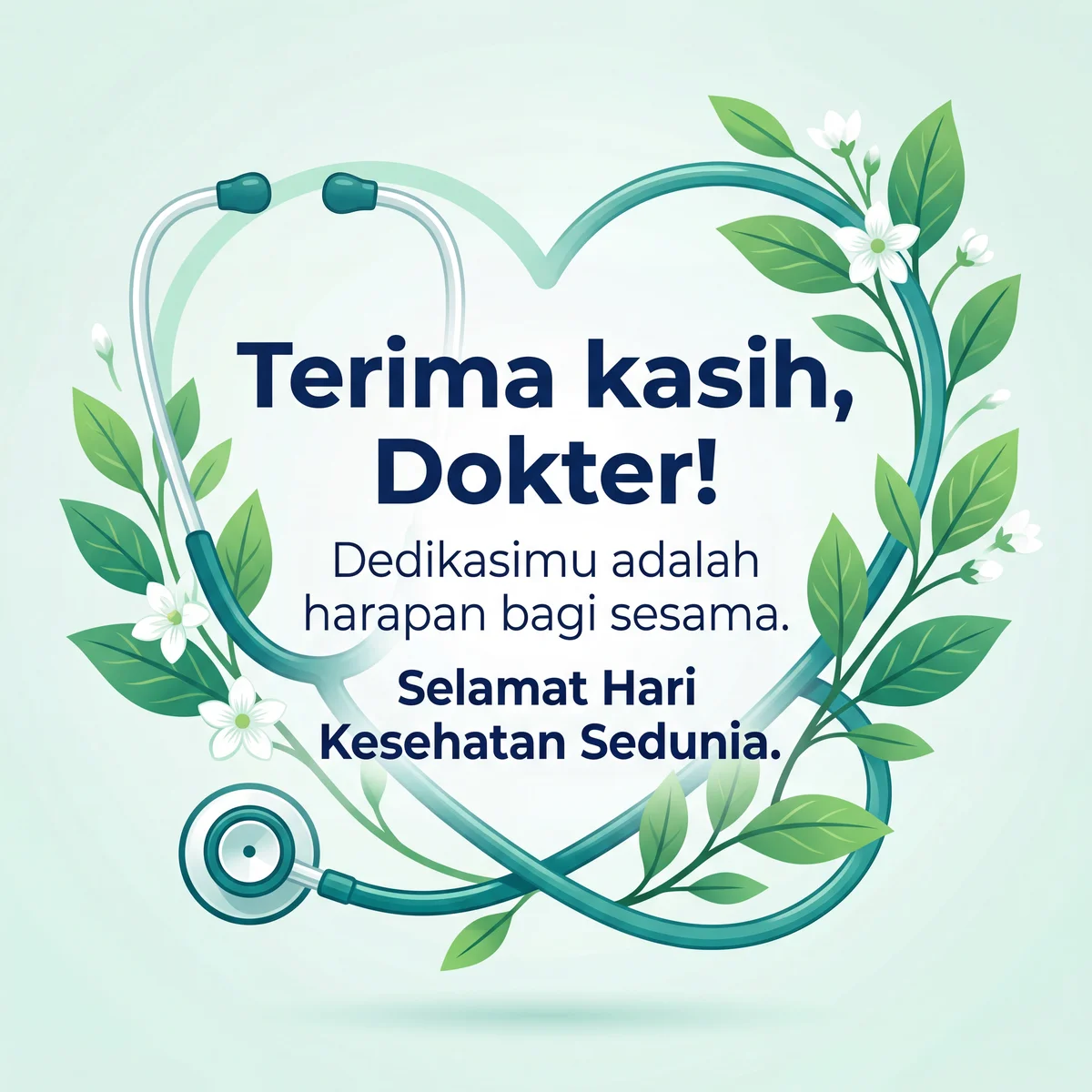 Kartu ucapan untuk dokter di Hari Kesehatan Sedunia