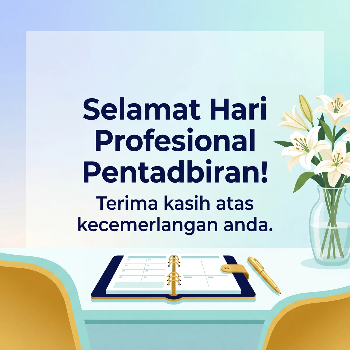 Ucapan Hari Profesional Pentadbiran untuk setiausaha terbaik