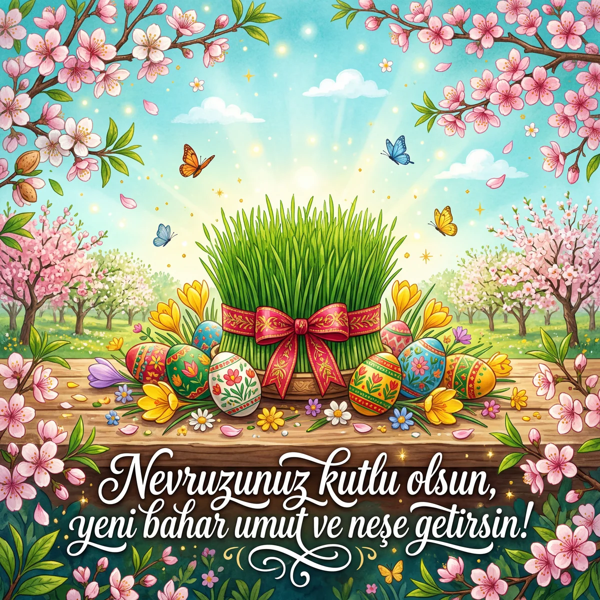 Nevruzunuz kutlu olsun, yeni bahar umut ve neşe getirsin!