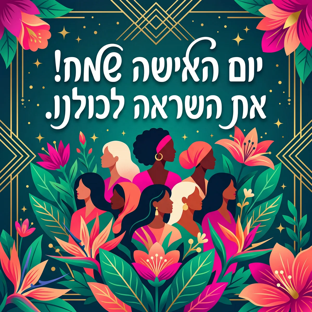 ברכה ליום האישה הבינלאומי לאישה מדהימה