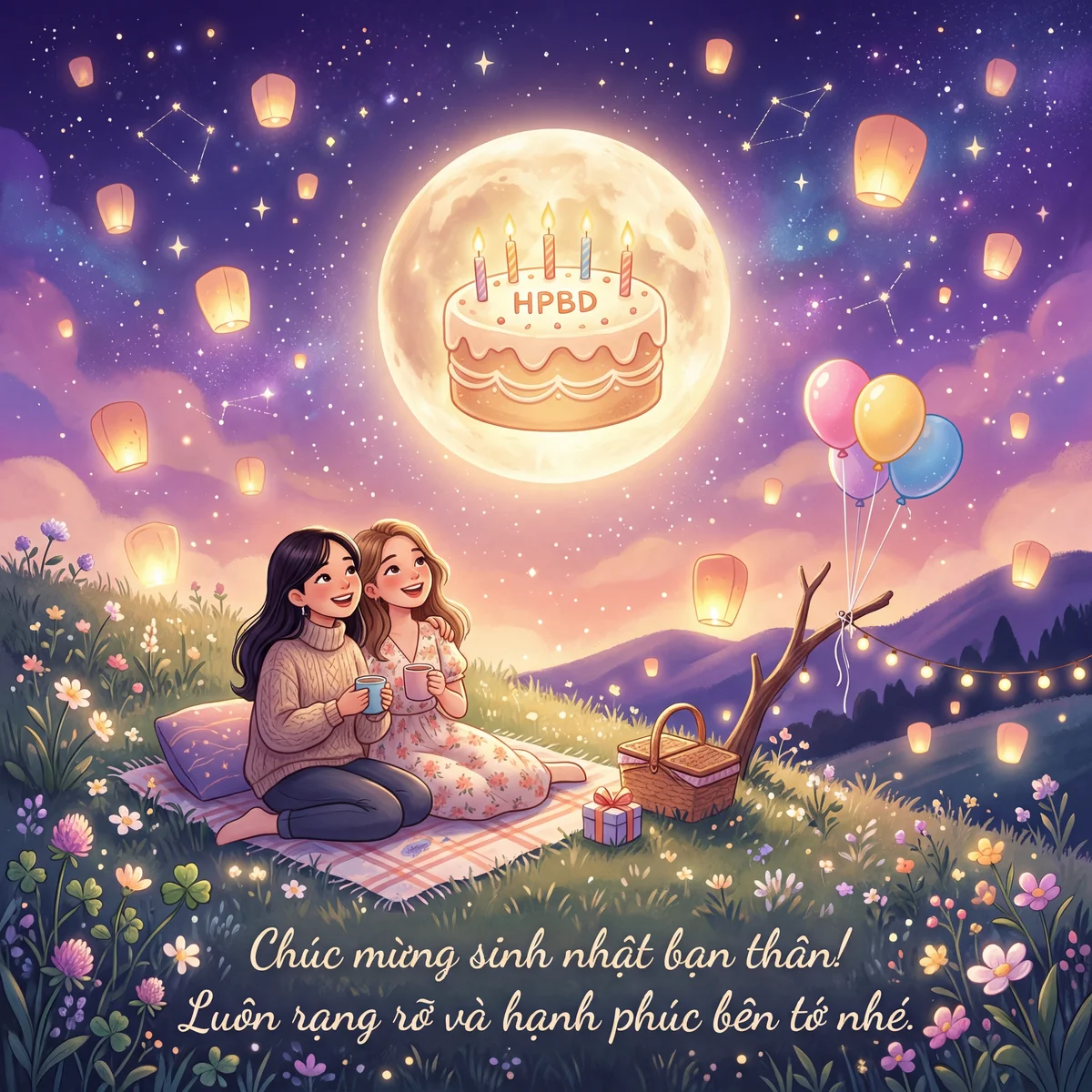 Lời chúc sinh nhật ý nghĩa dành cho bạn thân