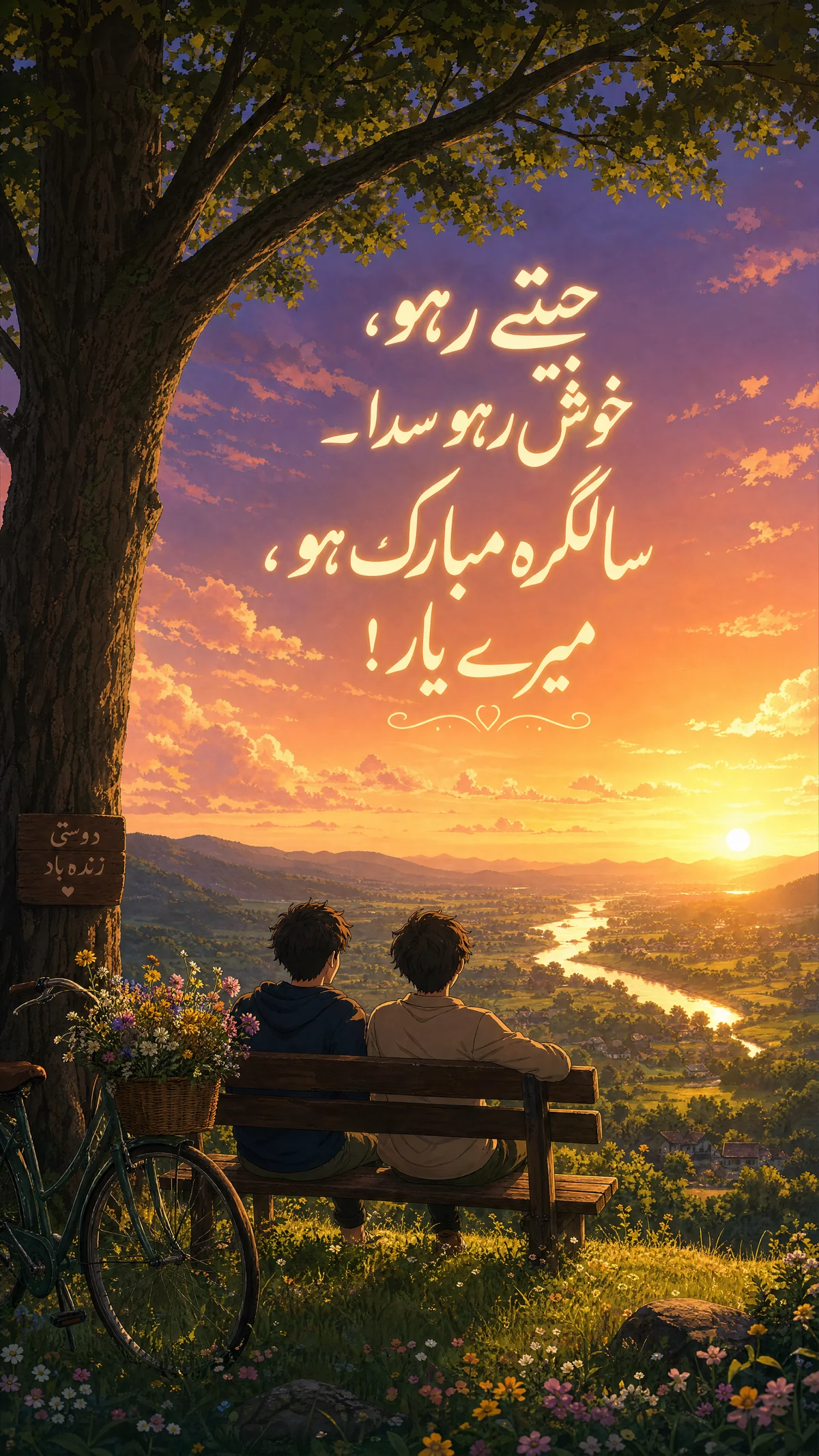 دوست کو سالگرہ کی مبارکباد