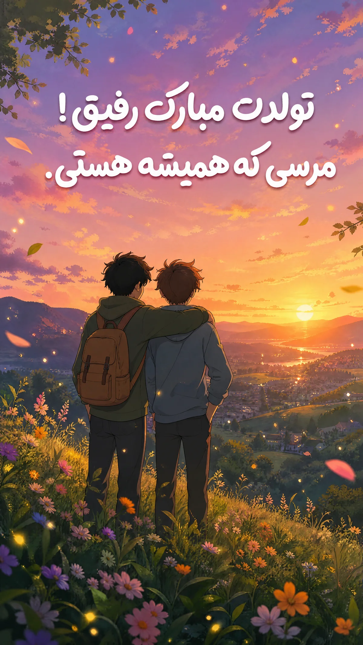 تبریک تولد برای دوست صمیمی