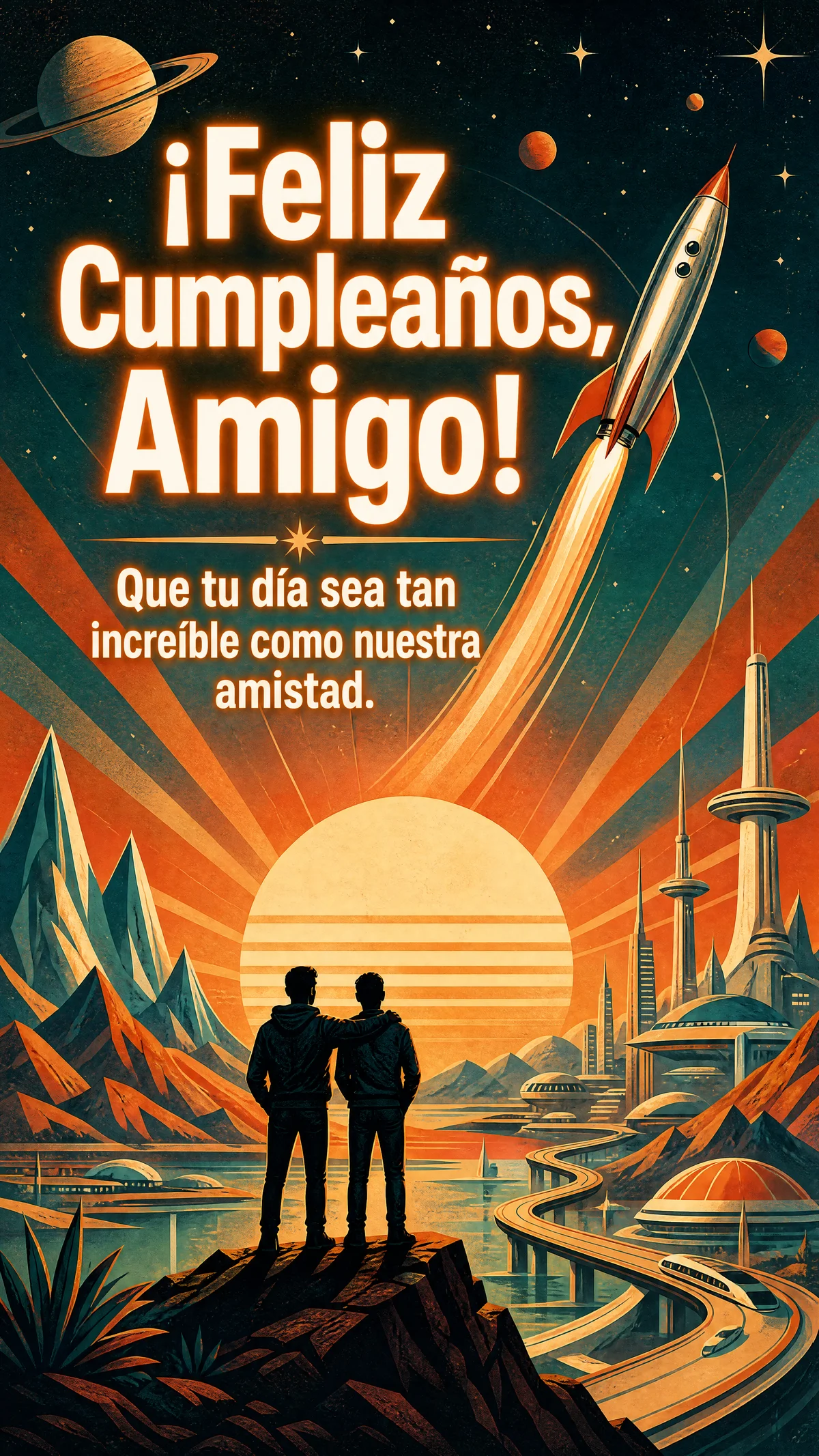 tarjeta de cumpleaños para un amigo especial