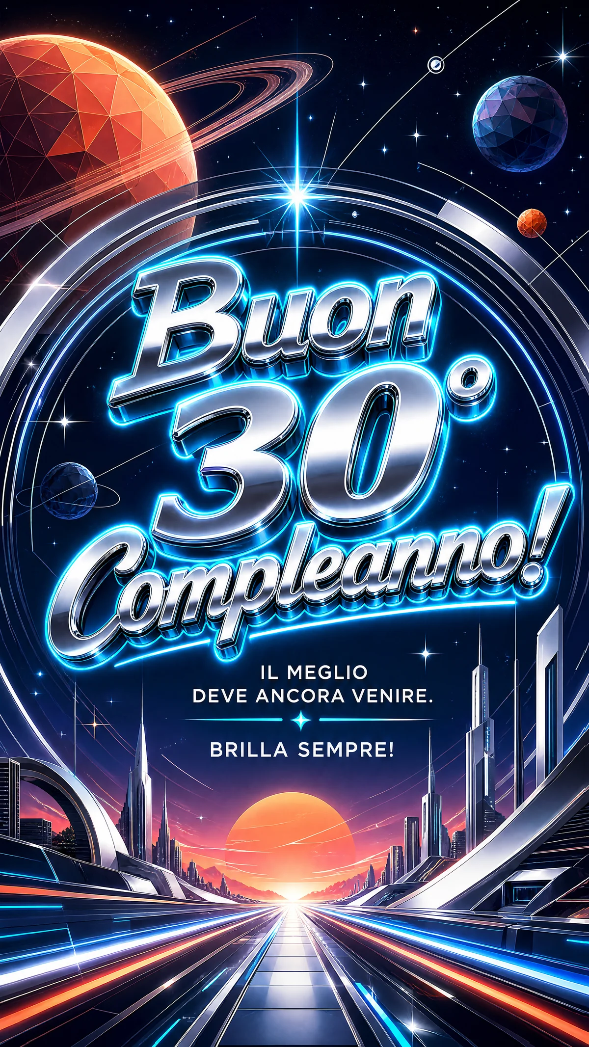 auguri di buon compleanno per il tuo 30°