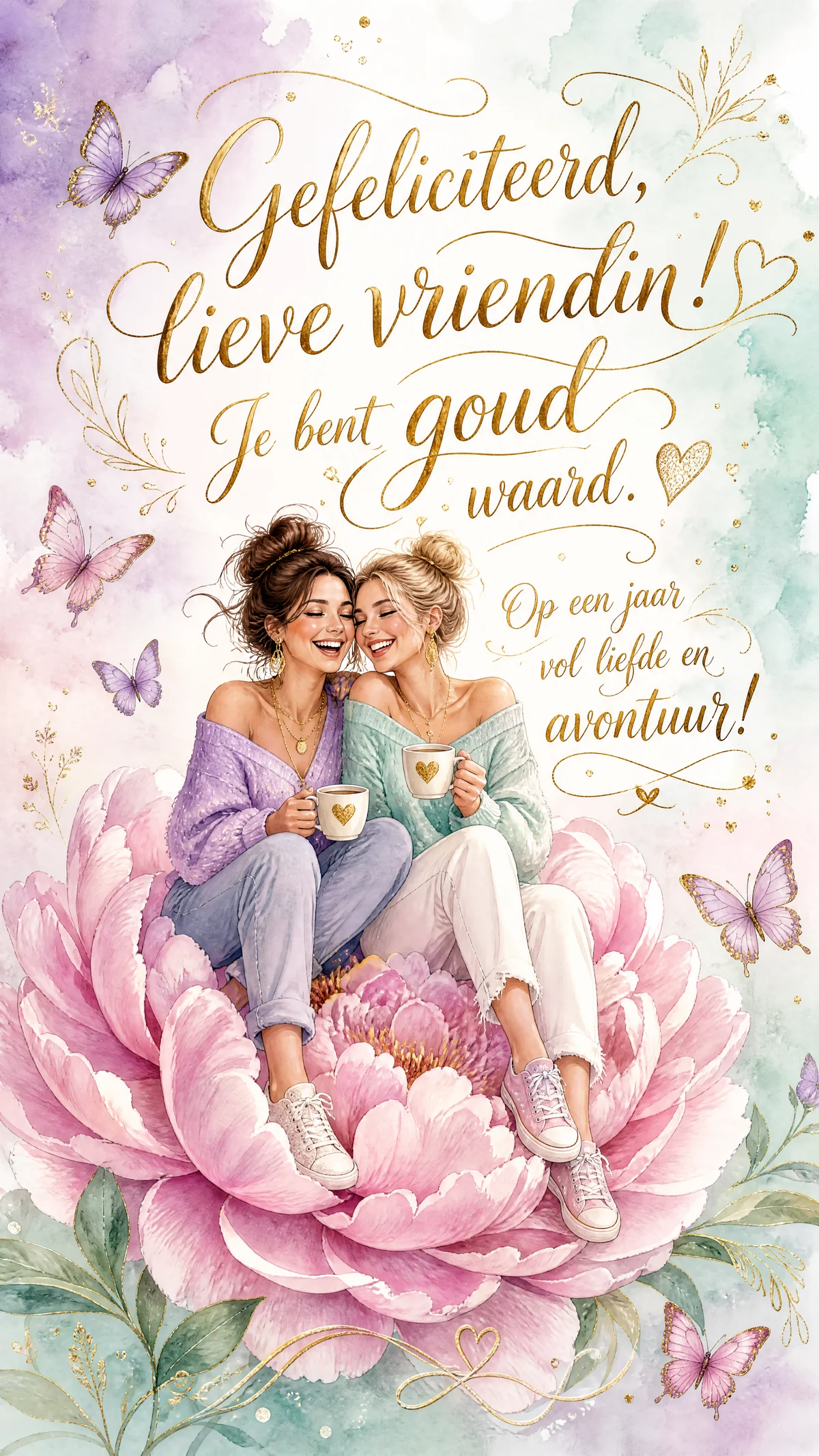 verjaardagskaart voor beste vriendin
