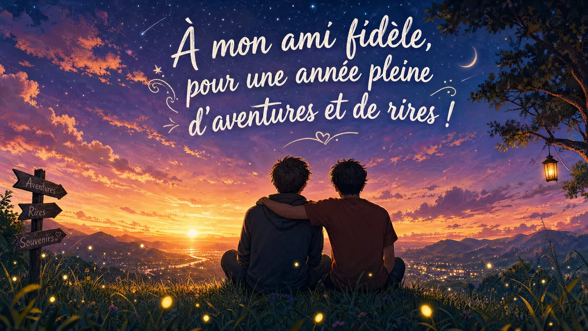 carte d'anniversaire pour un ami proche