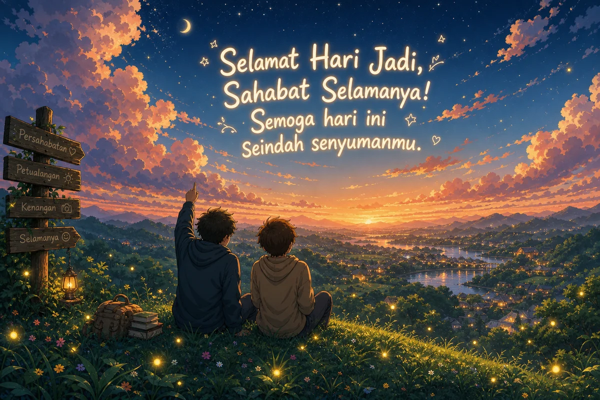 kad hari jadi untuk rakan baik