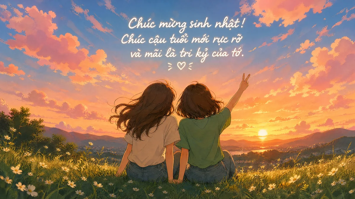 Lời chúc sinh nhật bạn thân
