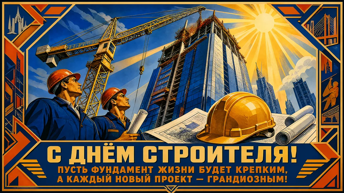 Поздравляем с Днем строителя