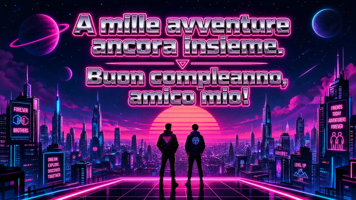 auguri di buon compleanno al mio migliore amico
