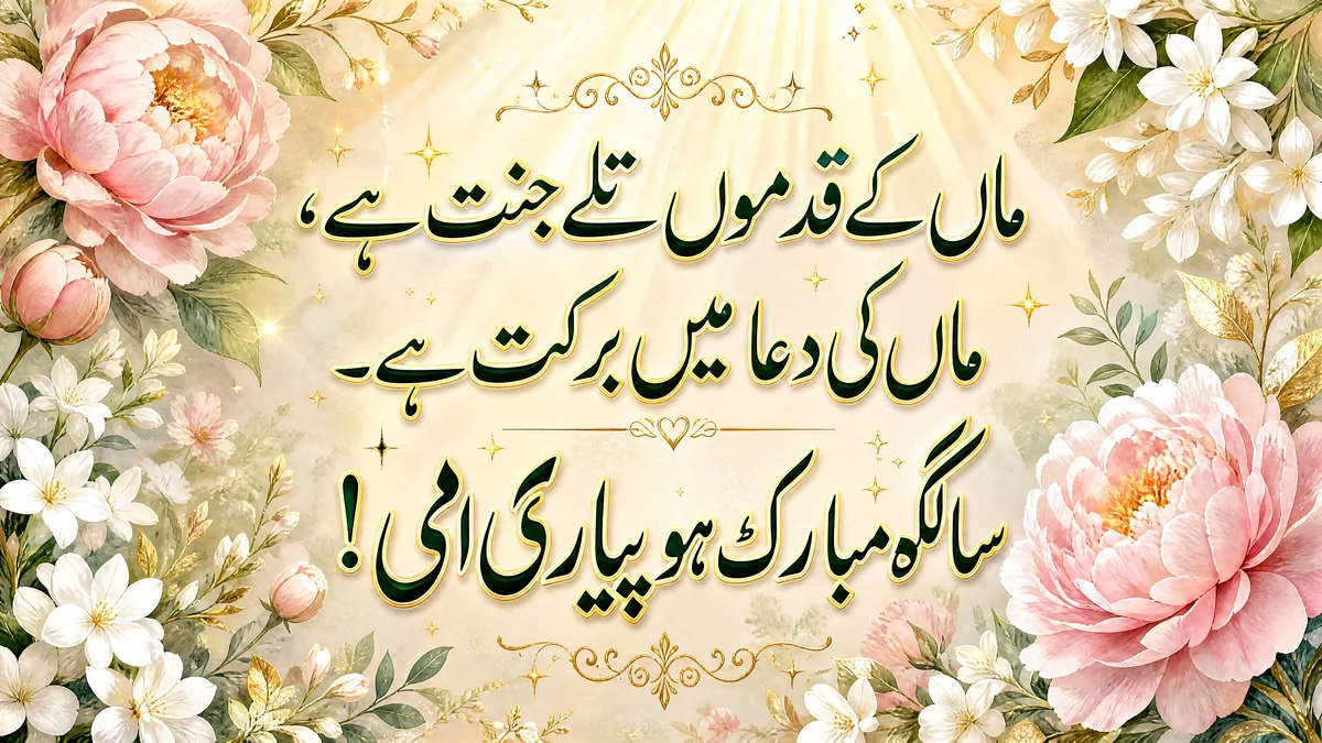 ماں کو سالگرہ کی مبارکباد، محبت بھری دعا