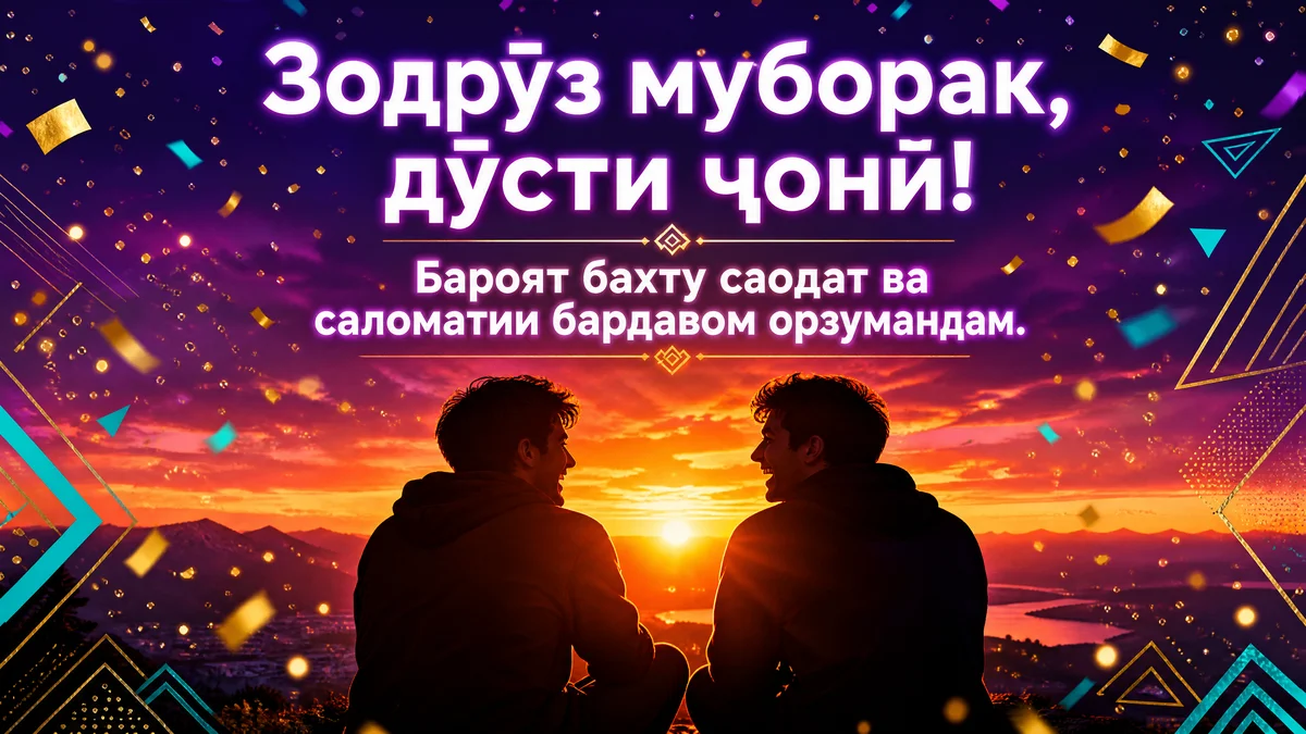 Табрикоти зодрӯз ба дӯст