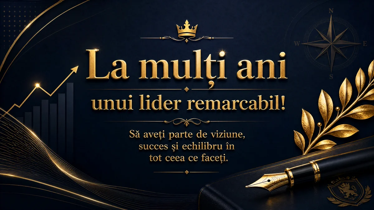 felicitare de ziua de naștere pentru șef