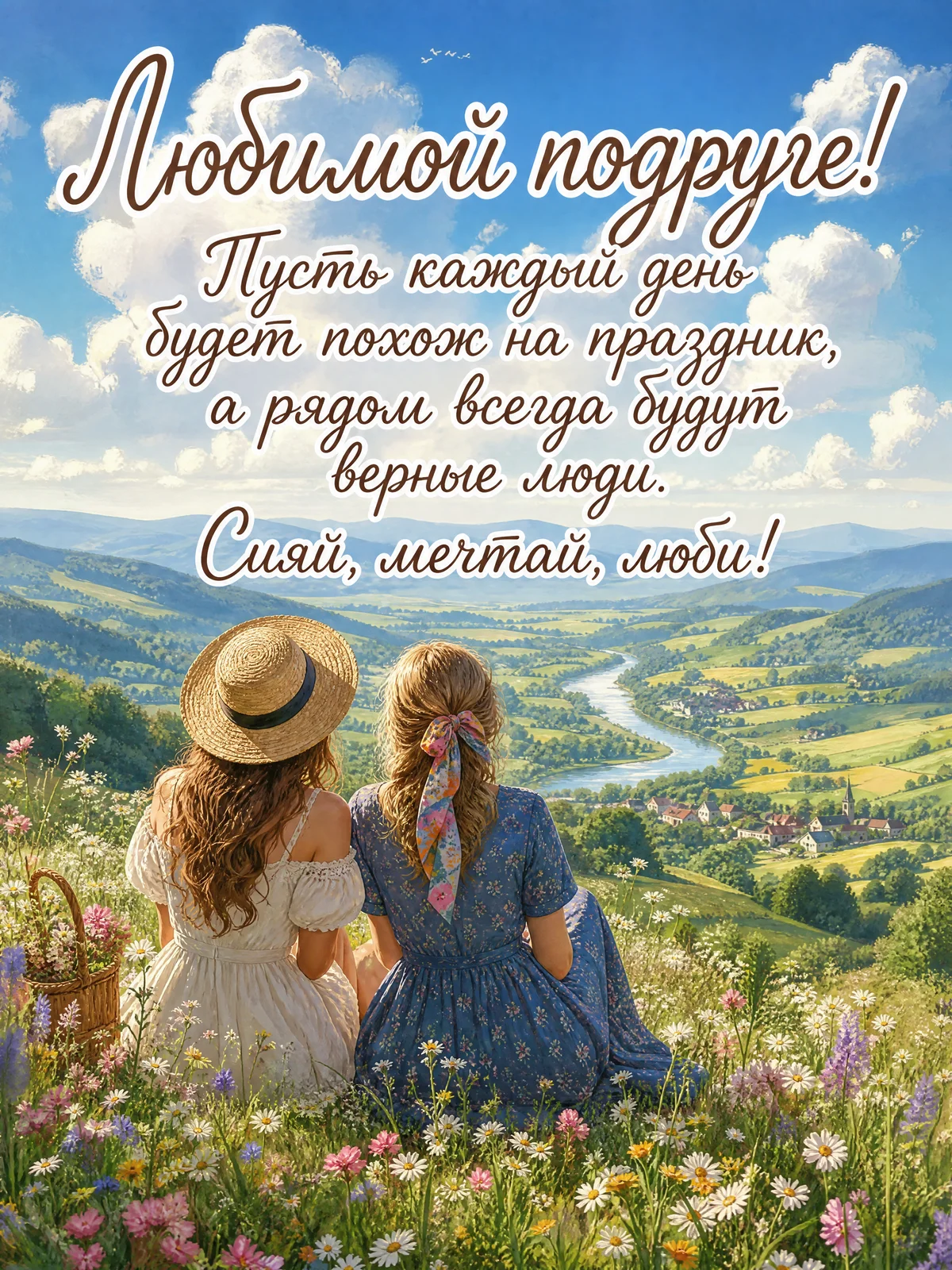 Поздравление с днём рождения для лучшей подруги