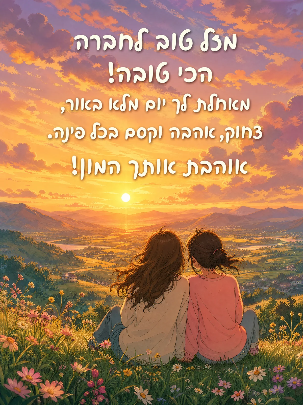 ברכות יום הולדת שמח לחברה הכי טובה