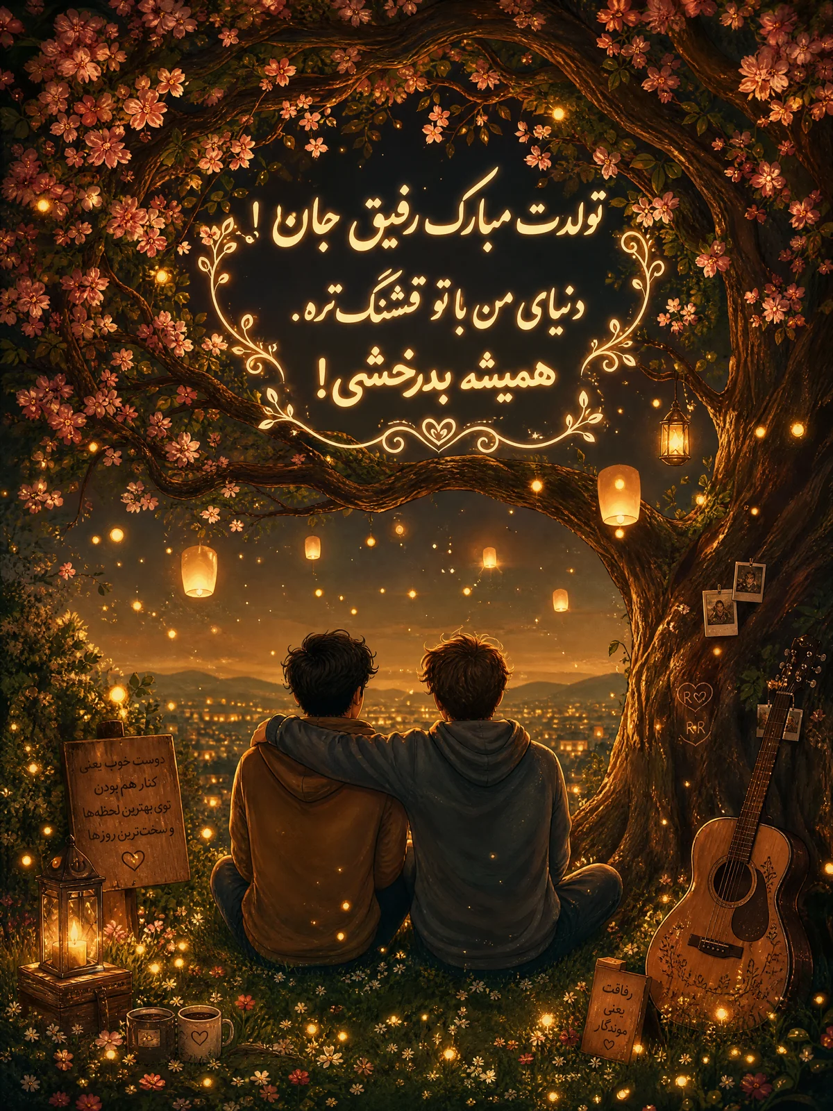 تبریک تولد برای بهترین دوست