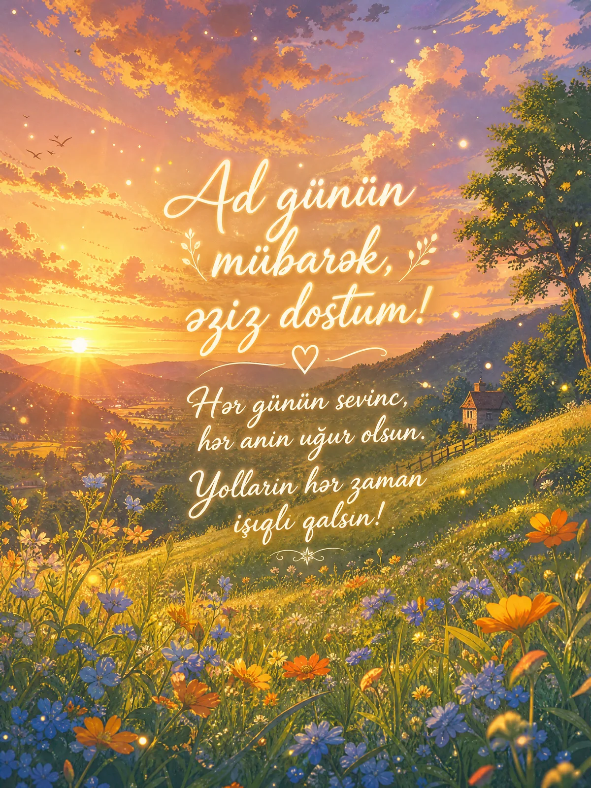 Ad günün mübarək, əziz dostum!