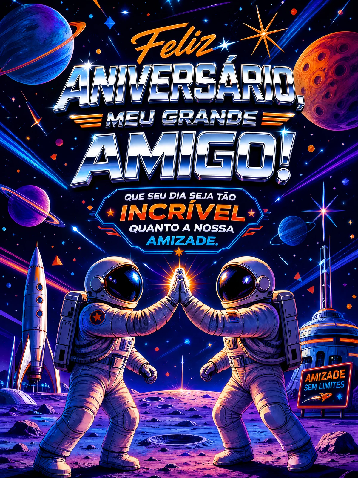 cartão de aniversário para amigo