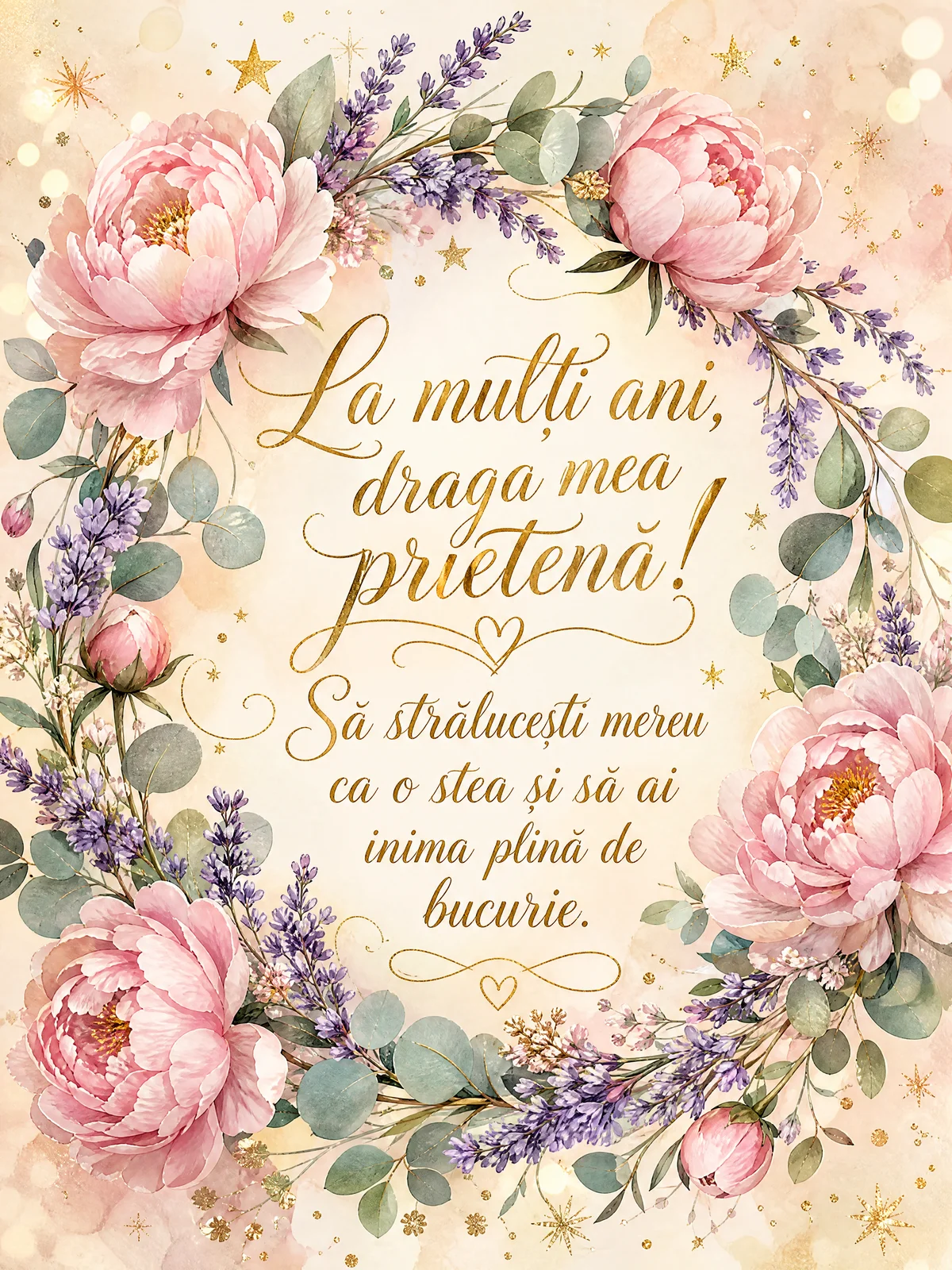 felicitare de ziua de nastere pentru o prietena draga