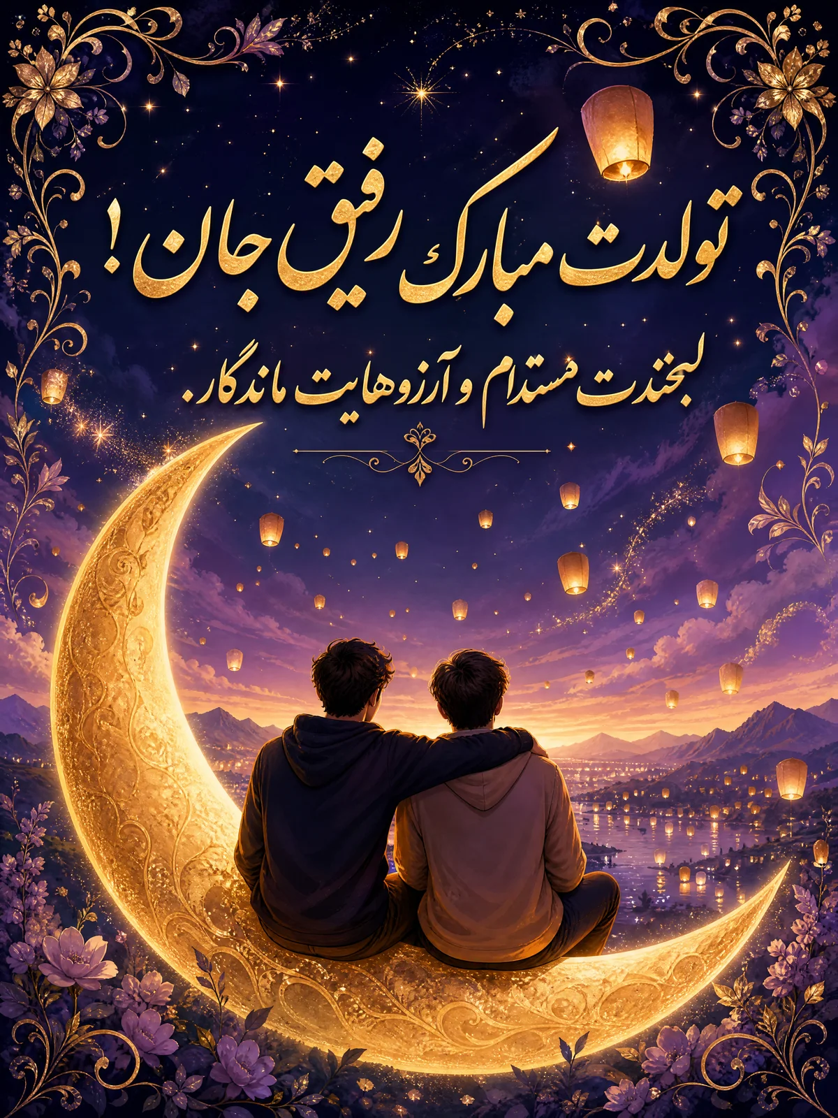 تبریک تولد برای بهترین دوست
