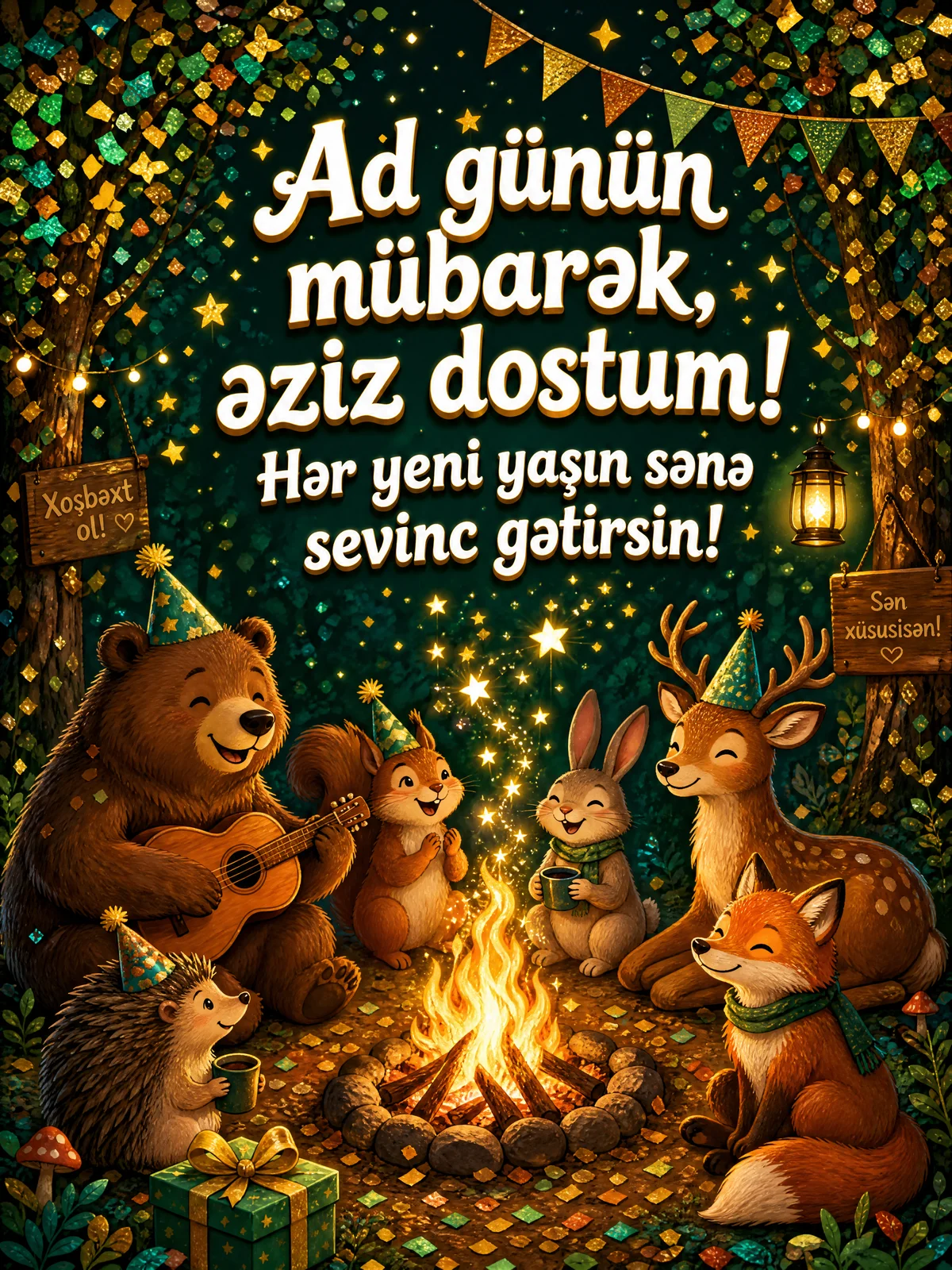 Ad günün mübarək, əziz dostum!